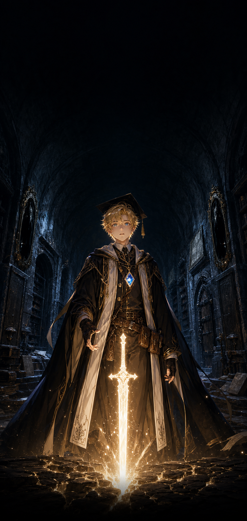 The Radiant Veil — Light Poster