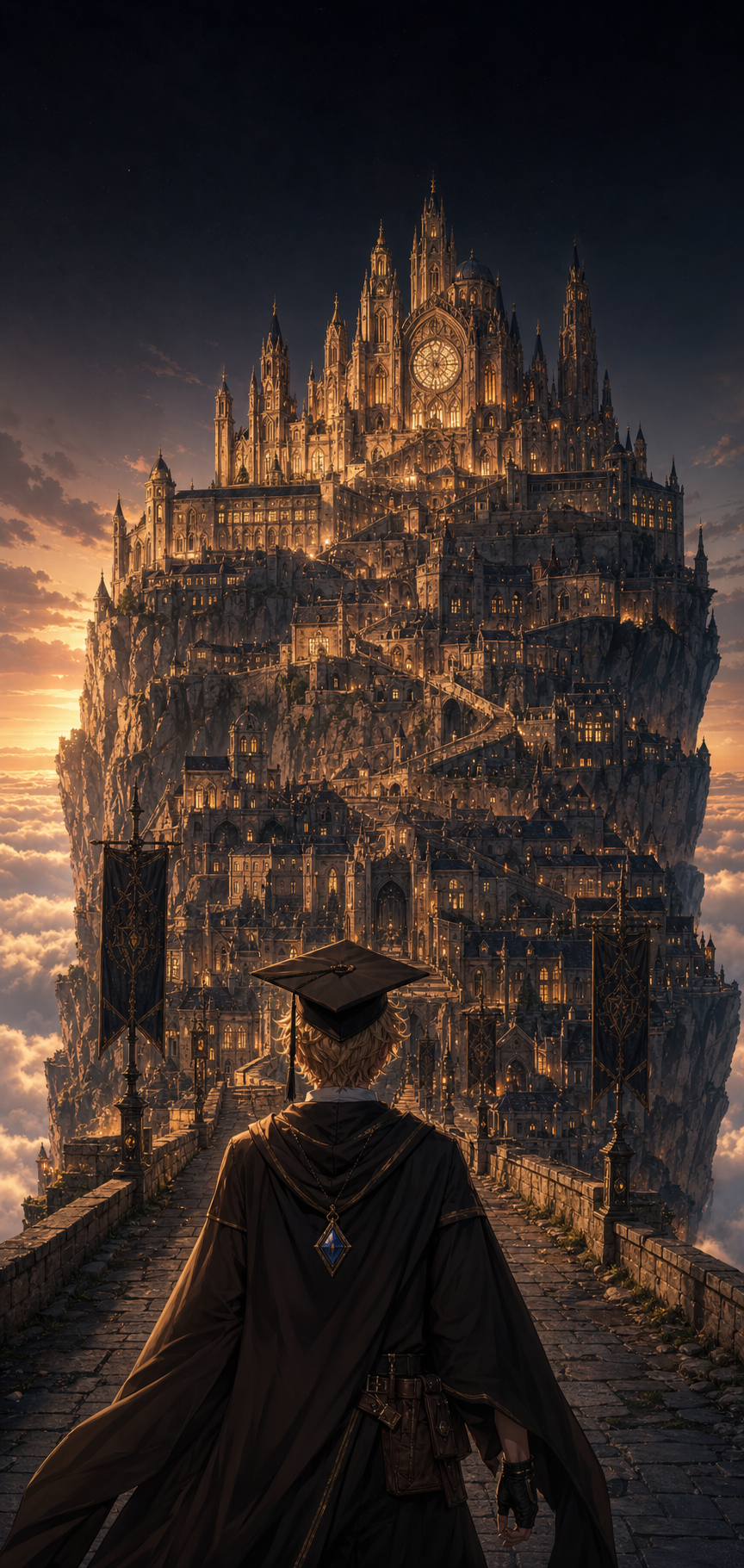 The Radiant Veil — Scale Poster
